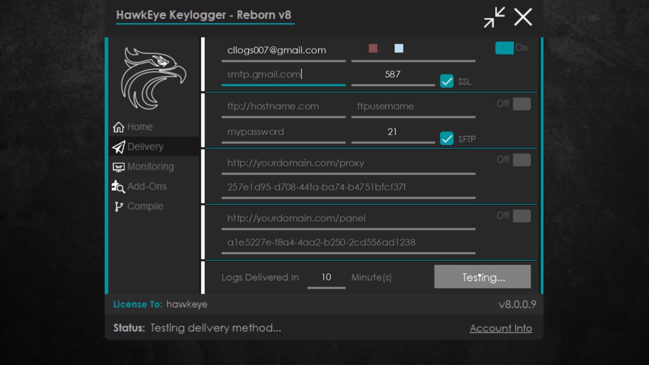 HawkEye Reborn UI